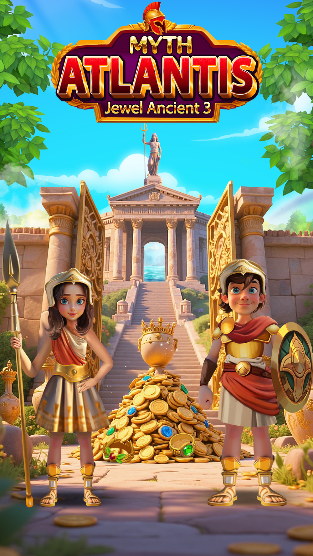 اسکرین شات 1 بازی Jewel Ancient 3: Myth Atlantis