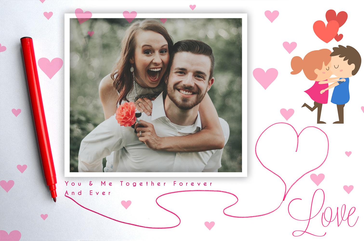 اسکرین شات 8 برنامه LovePhoto - Love Frame, Collag