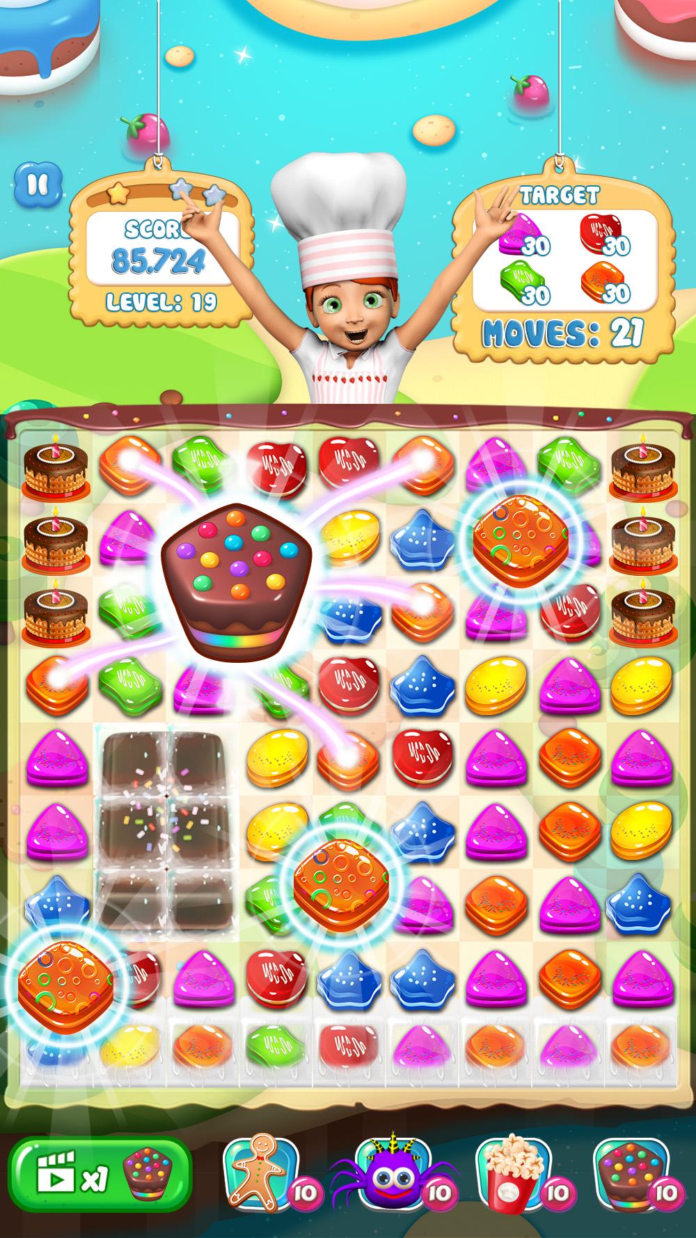 اسکرین شات 6 بازی Sweet Cookies Time