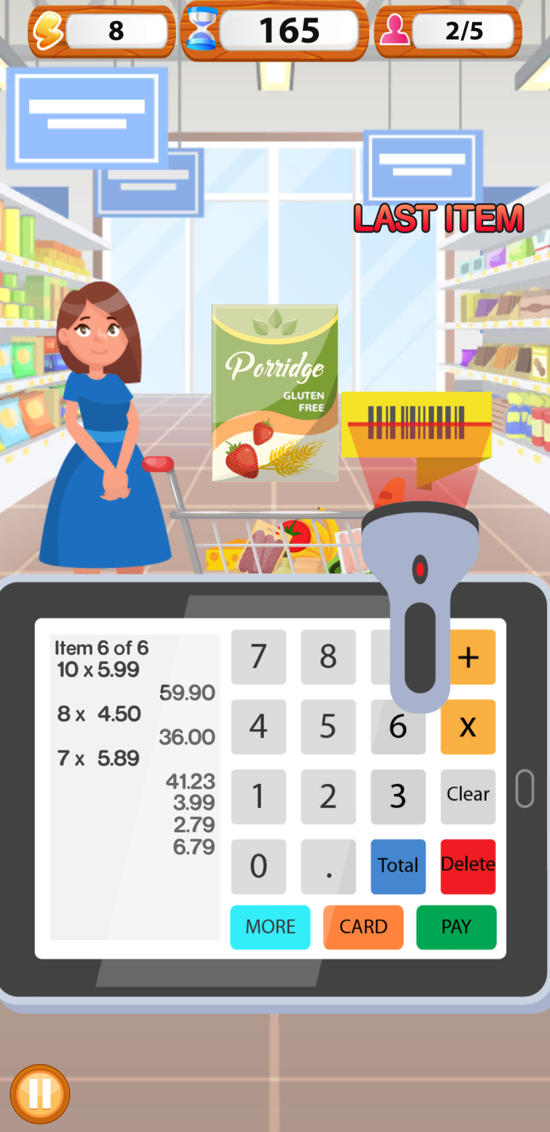 اسکرین شات 4 بازی Supermarket Cashier Simulator
