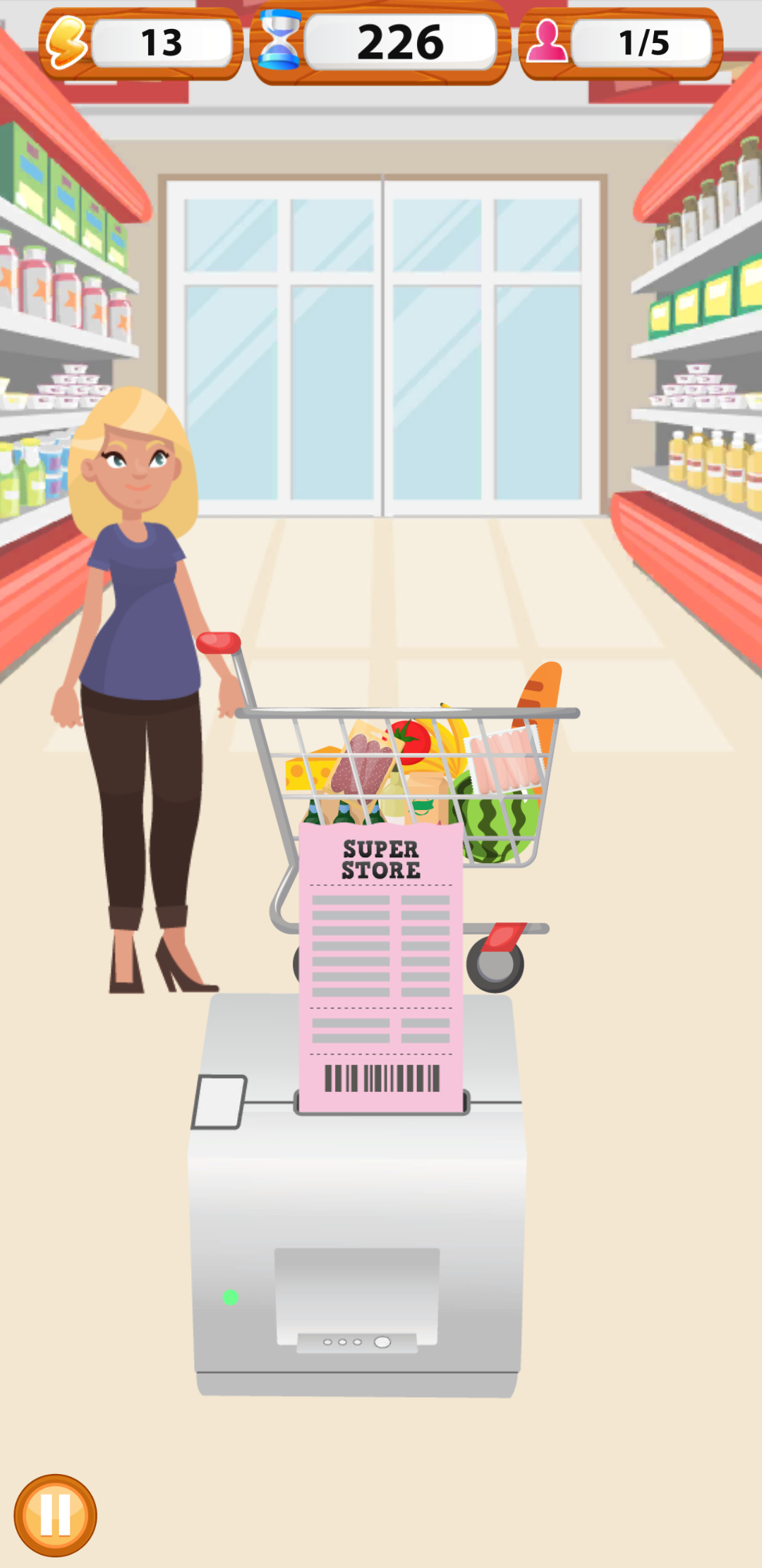اسکرین شات 5 بازی Supermarket Cashier Simulator