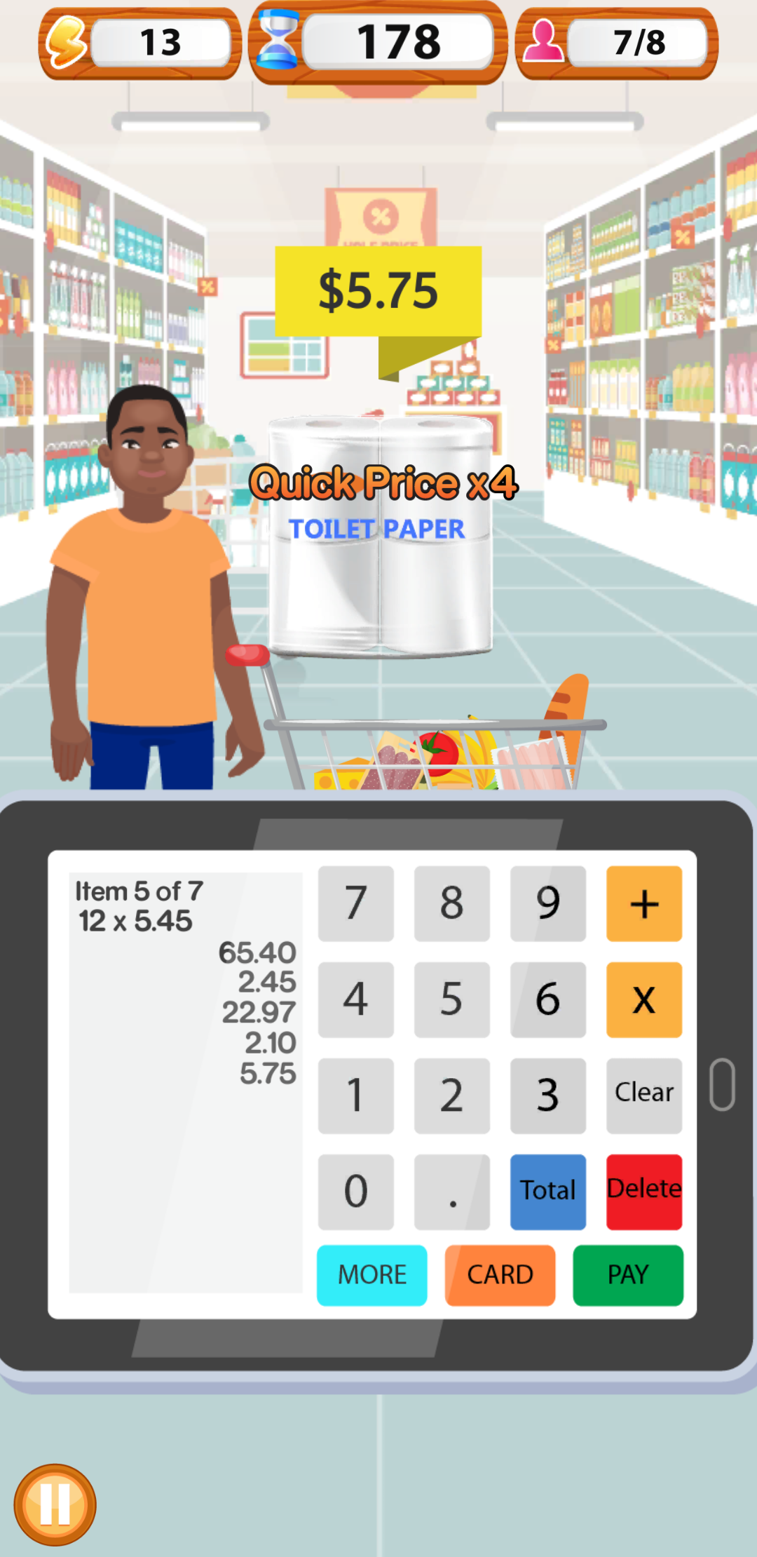 اسکرین شات 5 بازی Supermarket Cashier Simulator