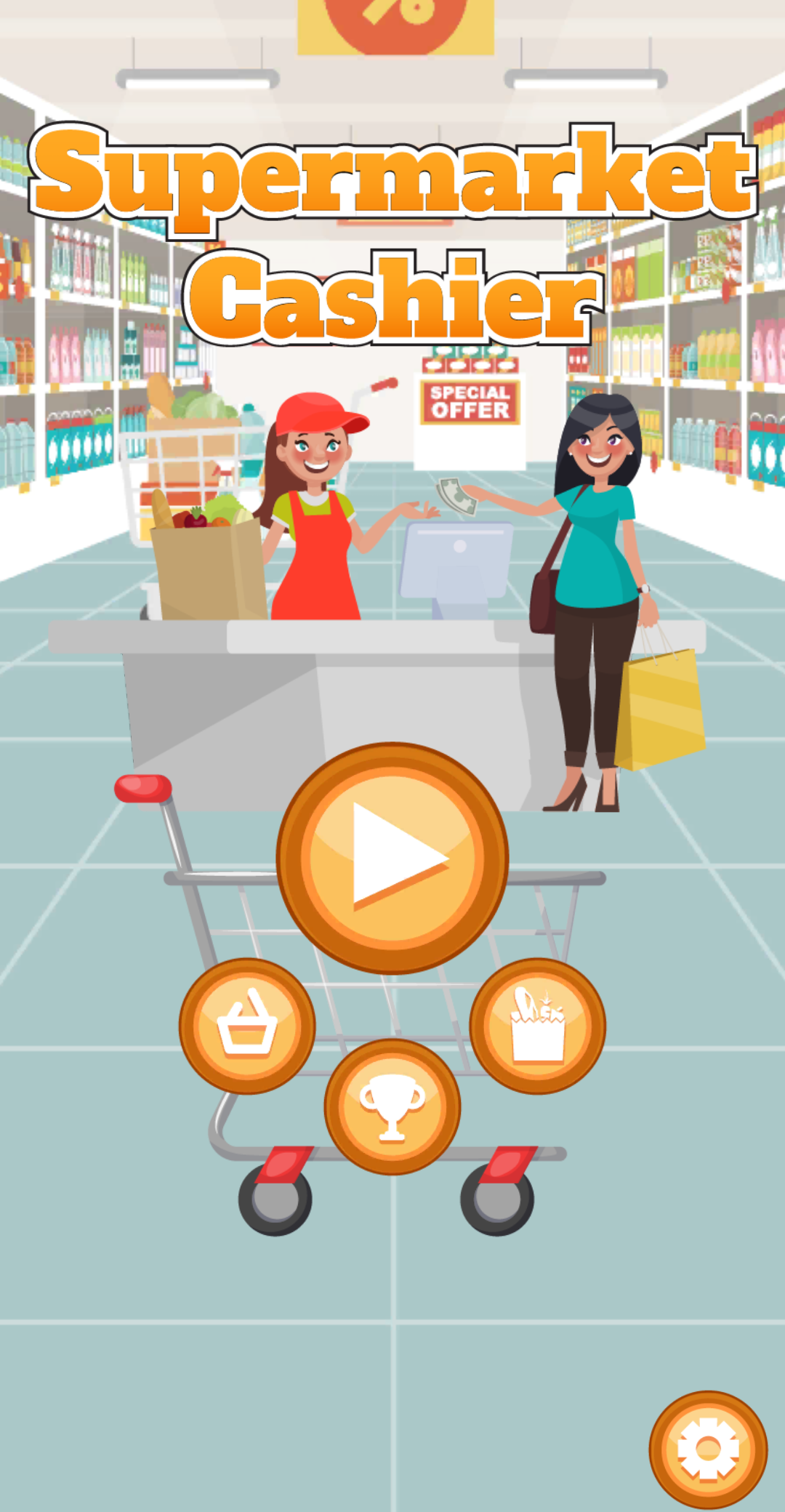 اسکرین شات 1 بازی Supermarket Cashier Simulator