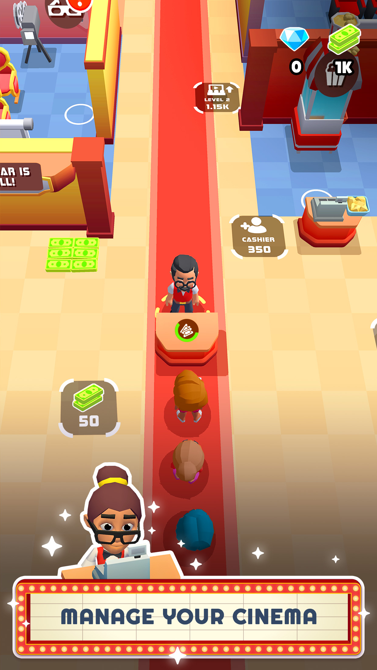 اسکرین شات 1 بازی My Cinema World