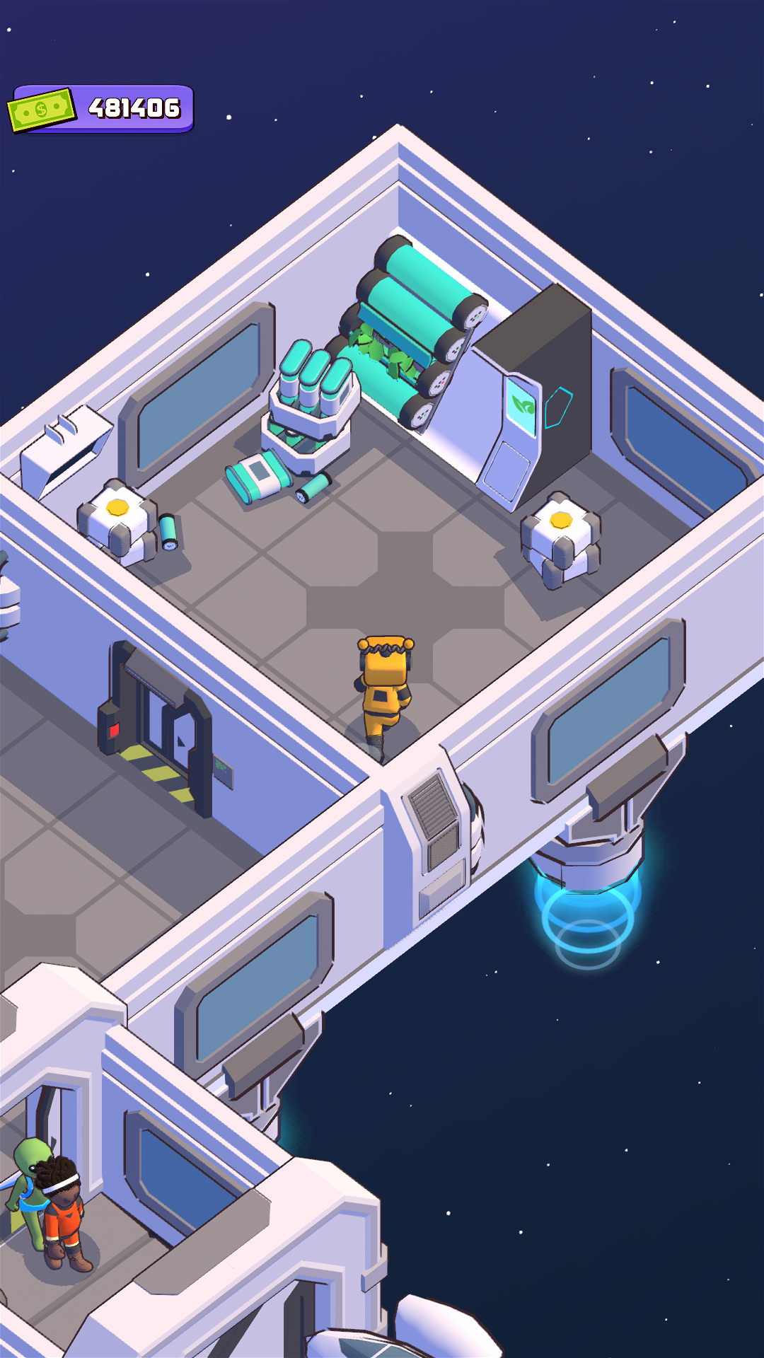 اسکرین شات 2 بازی My Space Hotel: Cosmic Tycoon