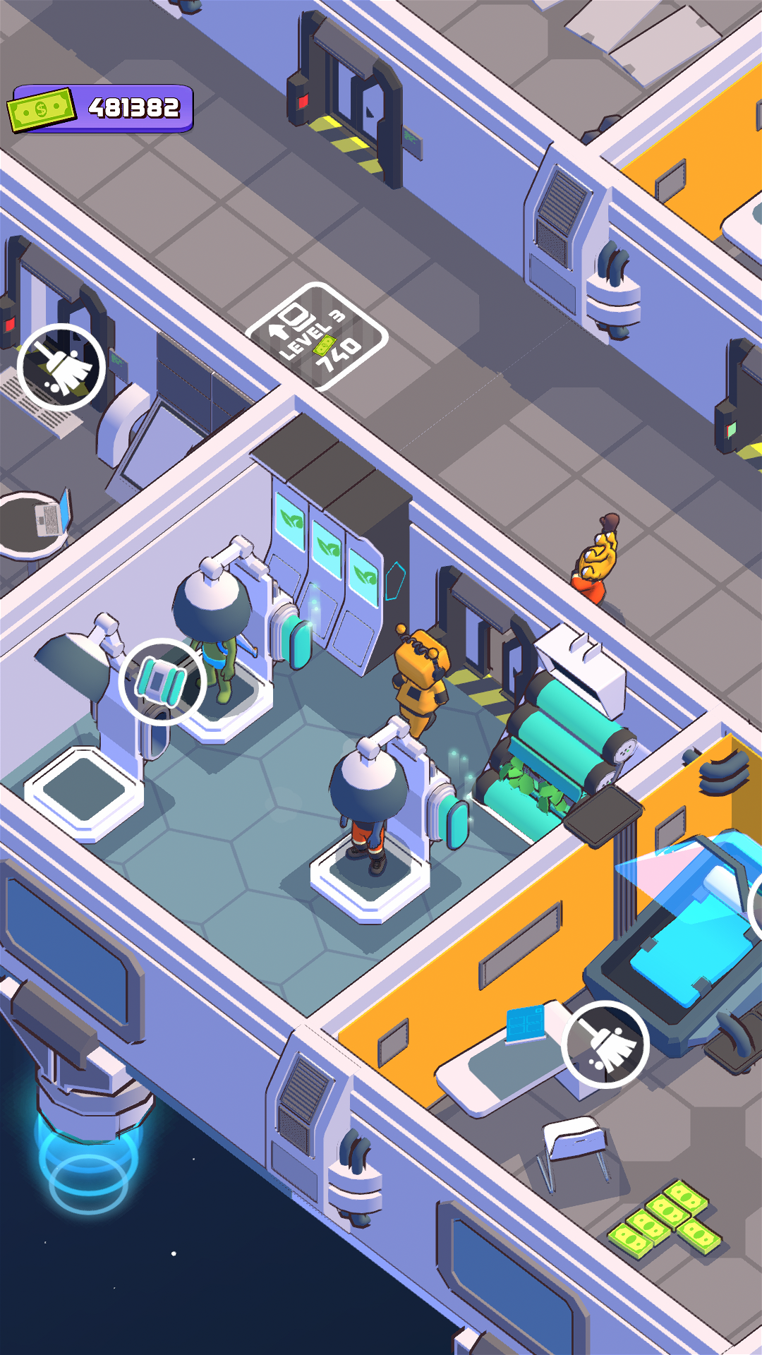 اسکرین شات 3 بازی My Space Hotel: Cosmic Tycoon