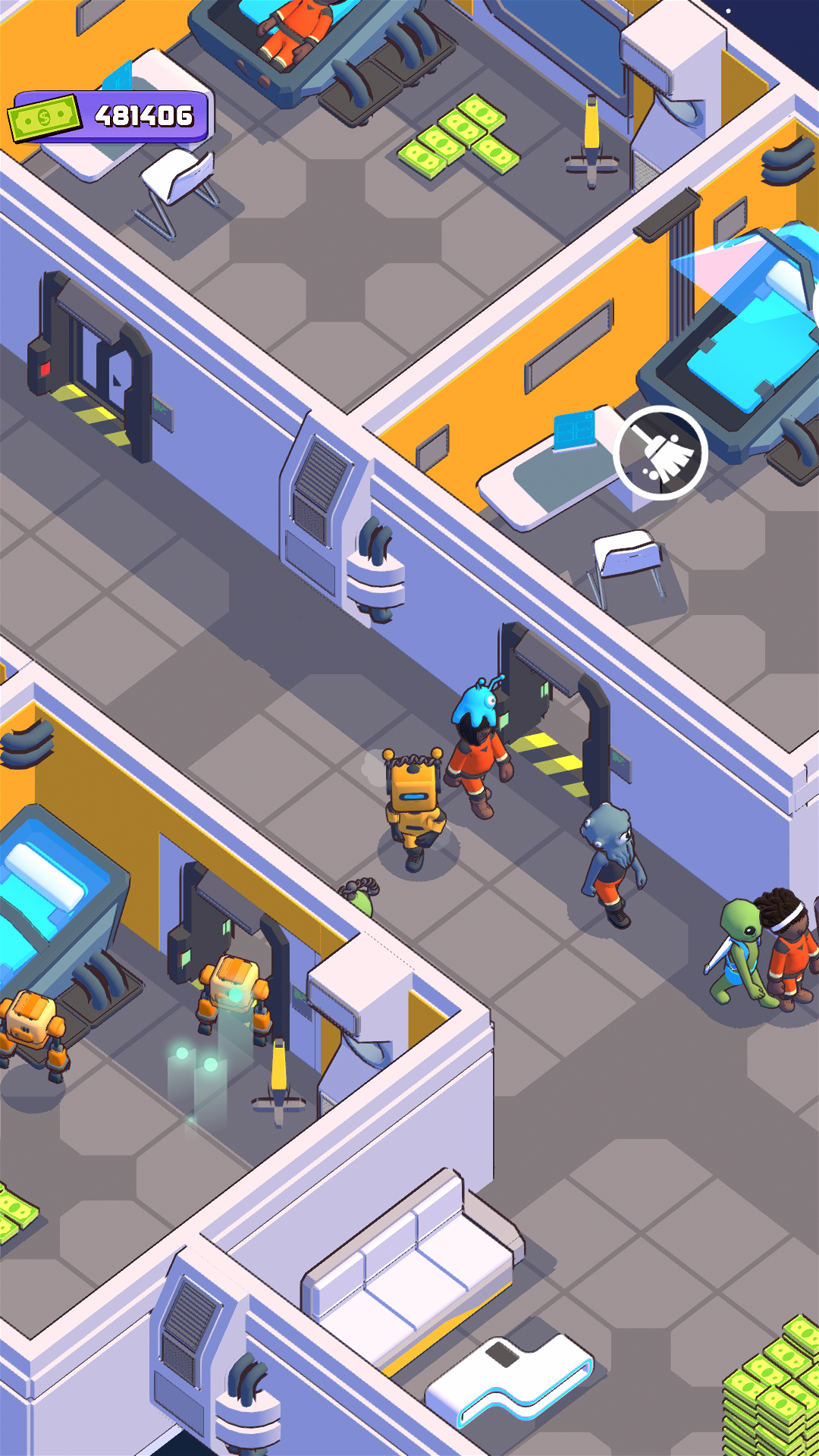 اسکرین شات 5 بازی My Space Hotel: Cosmic Tycoon