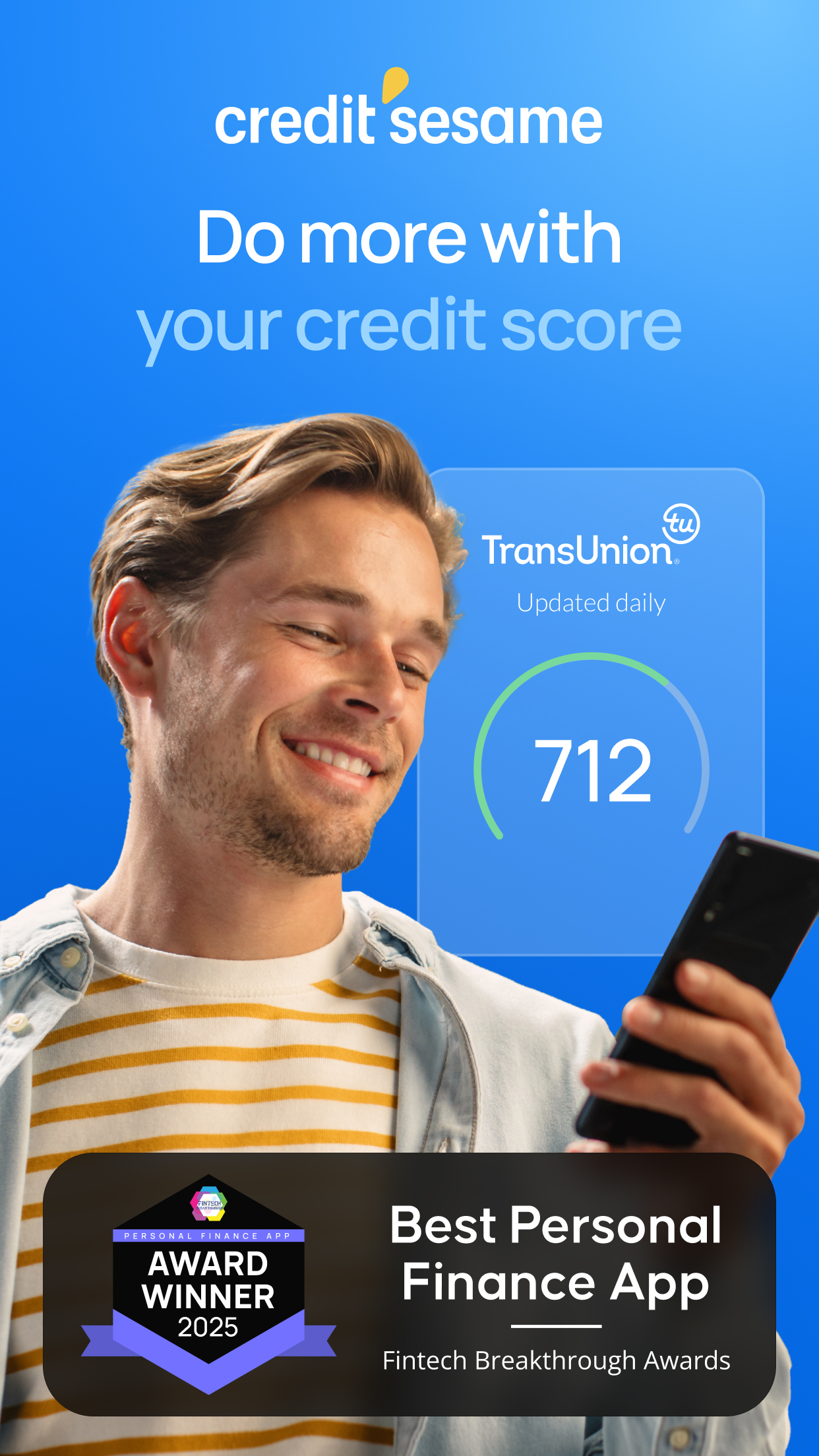 اسکرین شات 1 برنامه Credit Sesame: Grow your score