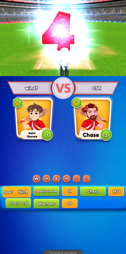 اسکرین شات 3 بازی Captain Cool Cricket - Manager