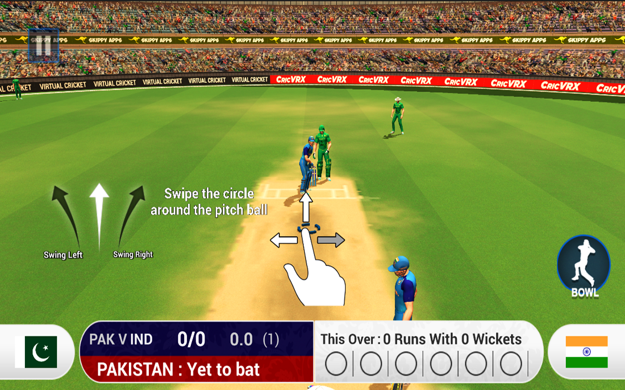 اسکرین شات 3 بازی CricVRX - Virtual Cricket