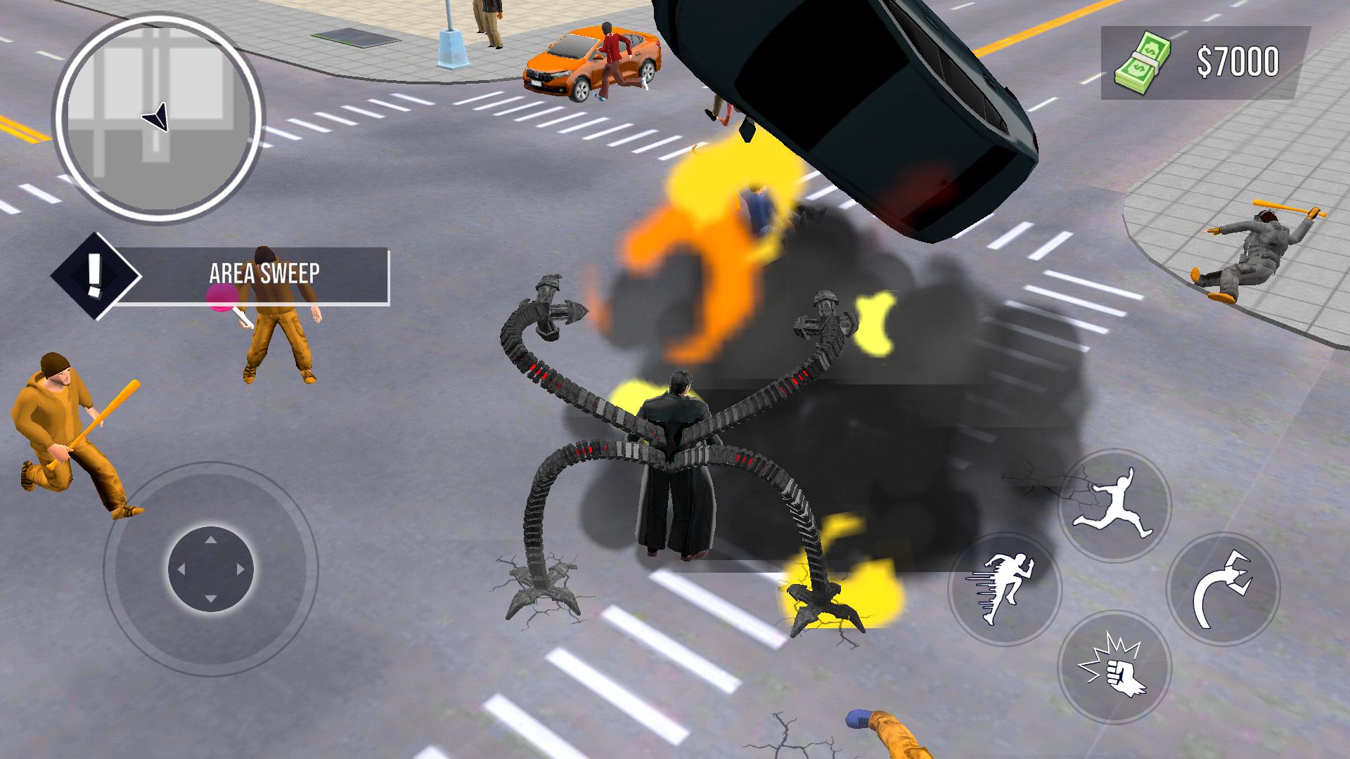 اسکرین شات 5 بازی Superhero Crime Open World War