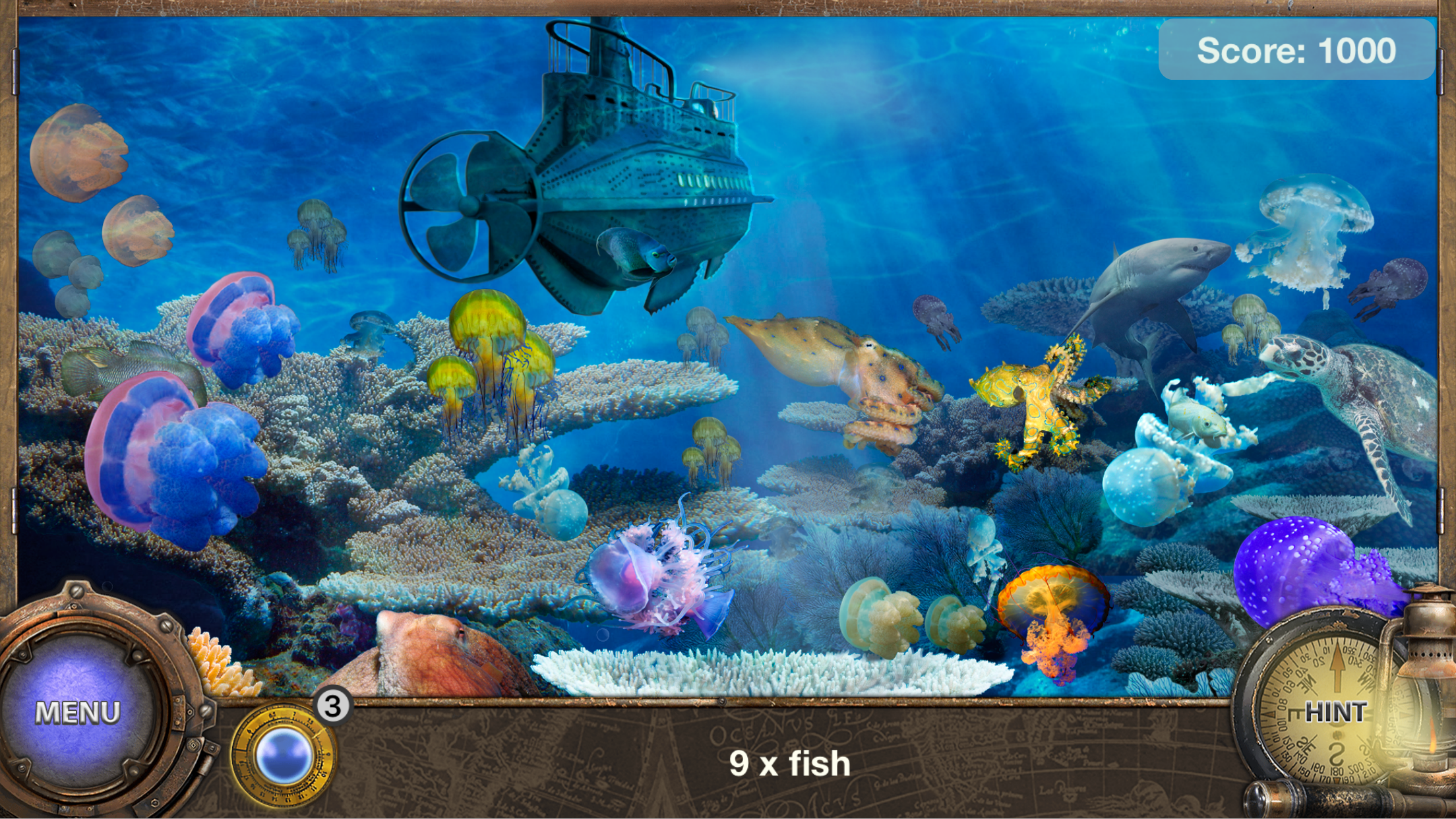اسکرین شات 2 بازی Captain Nemo - Hidden Object