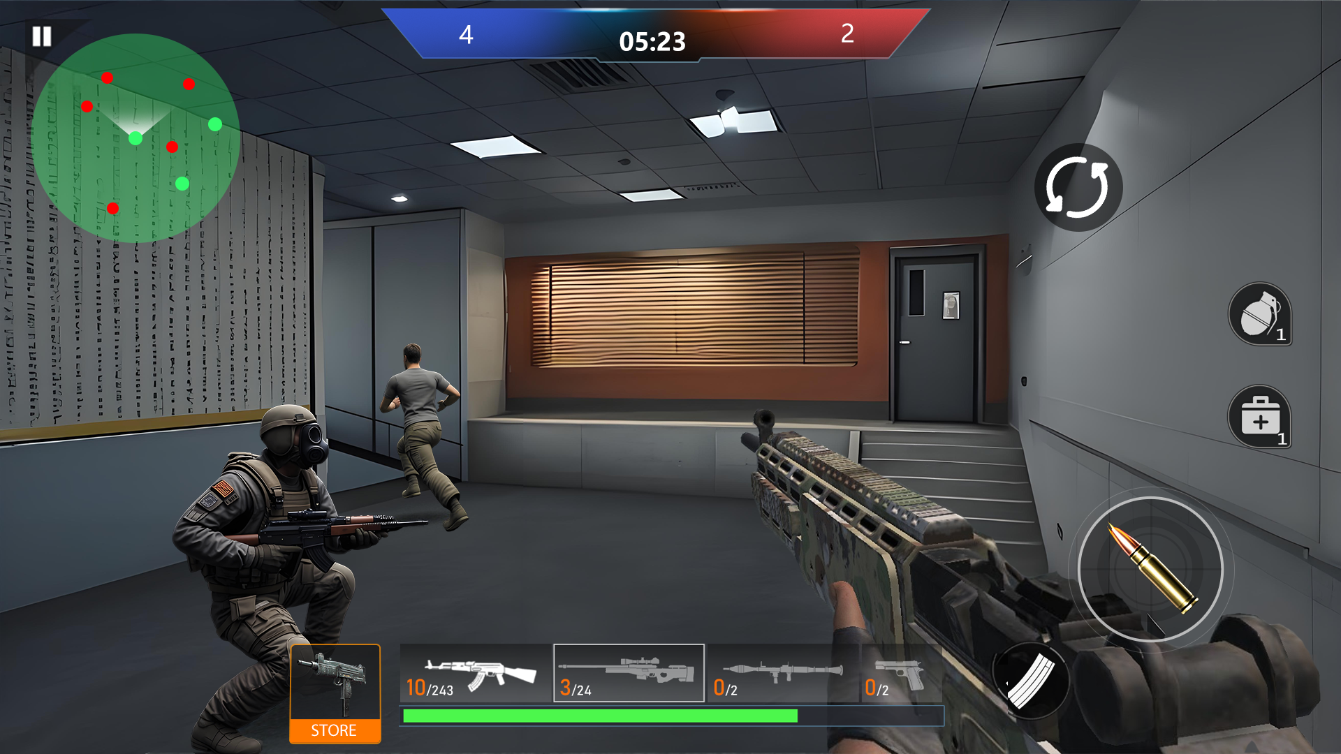 اسکرین شات 2 بازی FPS Counter : PVP Shooter