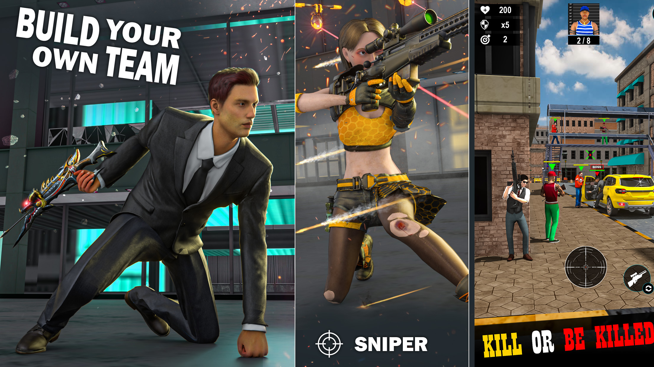 اسکرین شات 3 برنامه Sniper Shooter Hitman Stealth