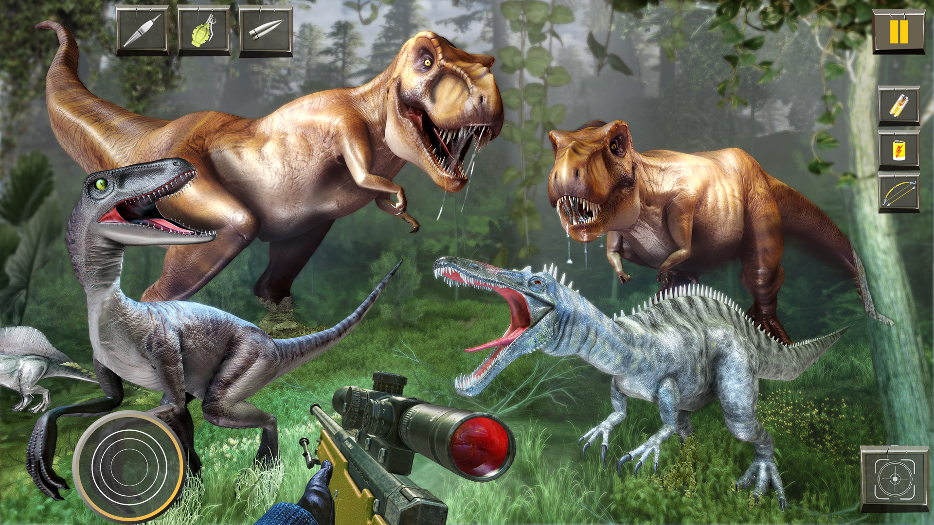 اسکرین شات 4 بازی Wild Dino Hunting: Animal Hunt