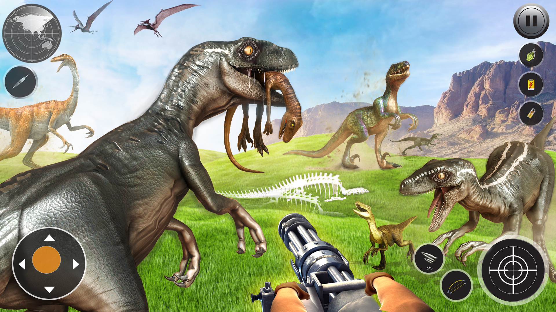 اسکرین شات 2 بازی Wild Dino Hunting: Animal Hunt