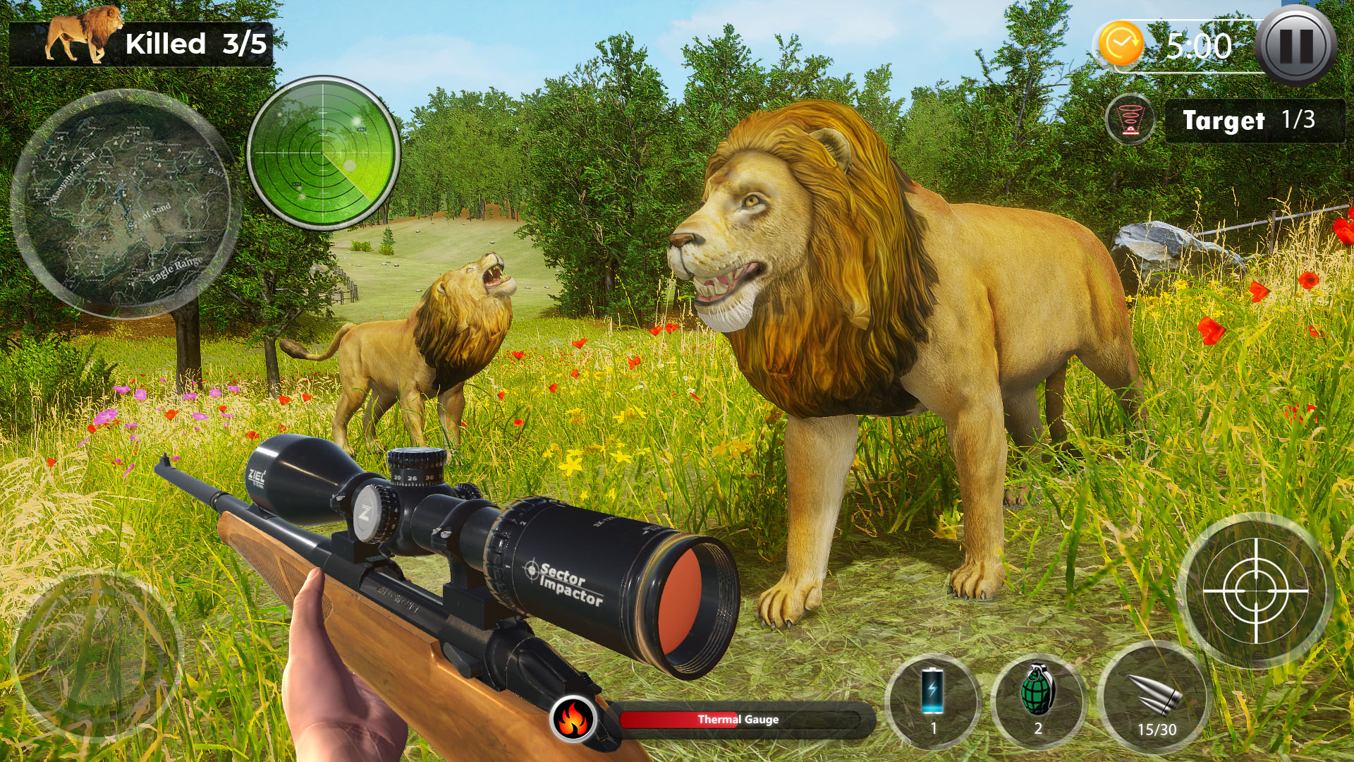 اسکرین شات 8 بازی Wild Dino Hunting: Animal Hunt