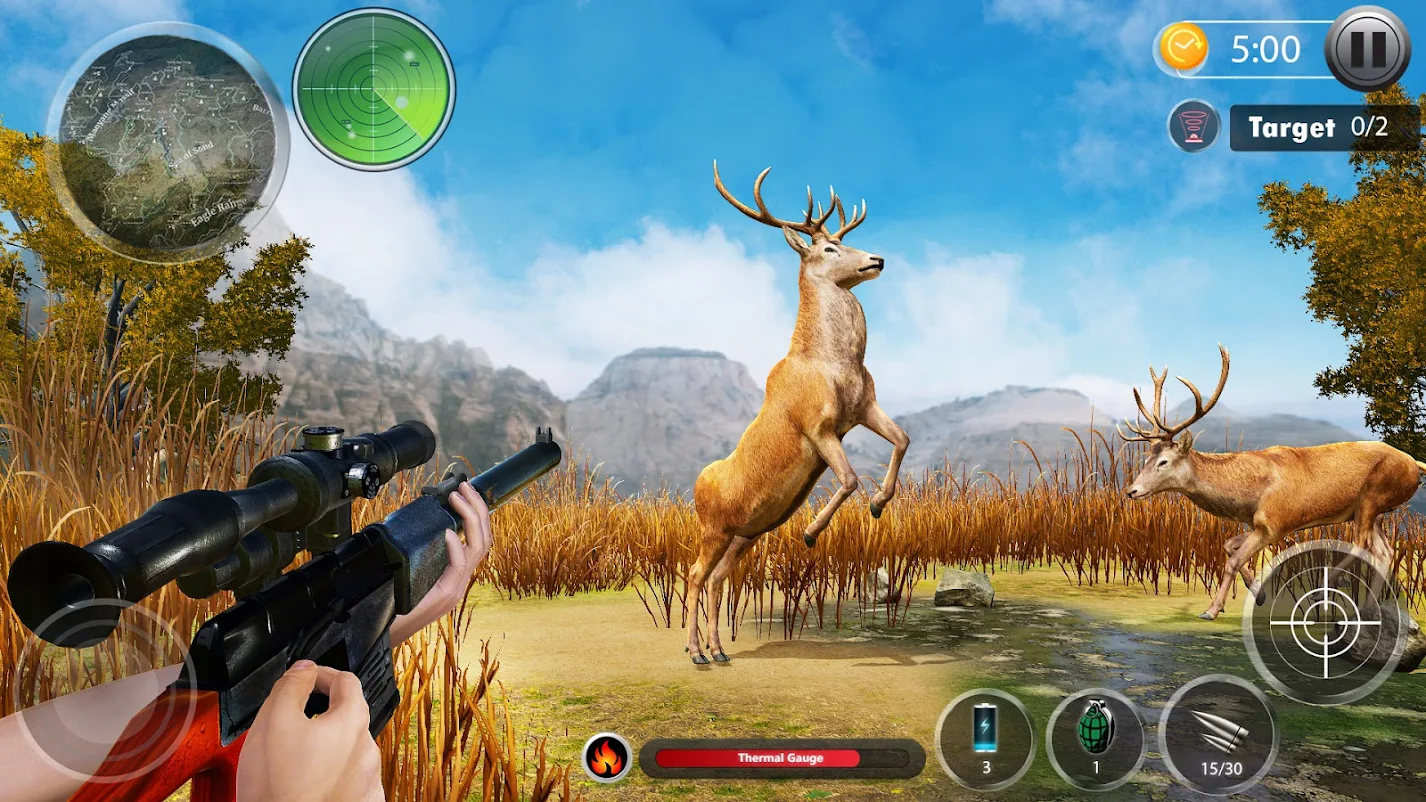 اسکرین شات 5 بازی Wild Dino Hunting: Animal Hunt