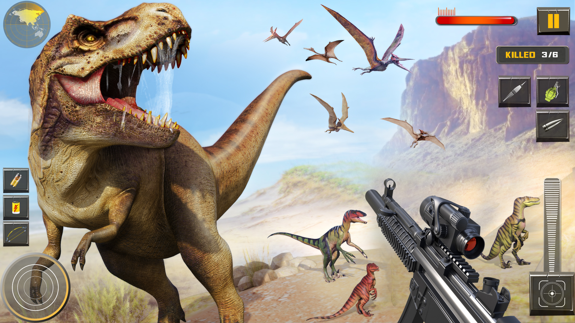 اسکرین شات 3 بازی Wild Dino Hunting: Animal Hunt