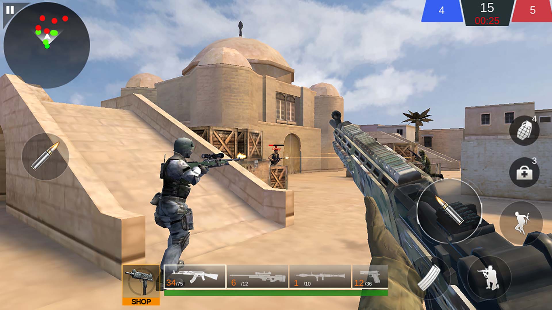 اسکرین شات 3 بازی Critical Shooters - Zombie&FPS