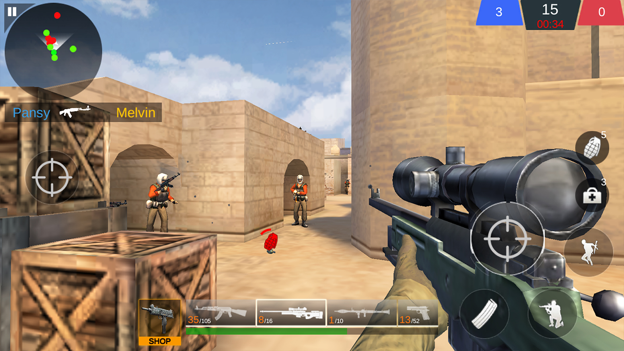 اسکرین شات 1 بازی Critical Shooters - Zombie&FPS