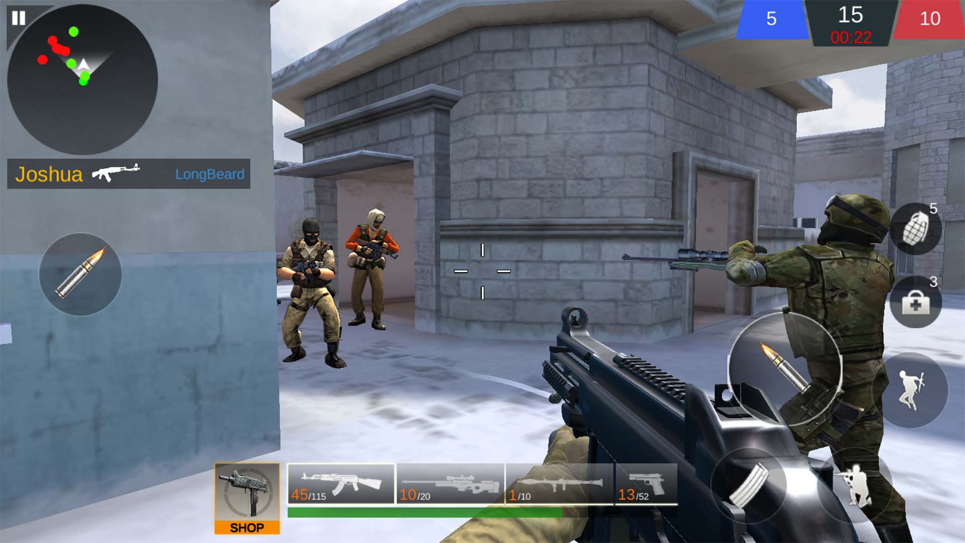 اسکرین شات 2 بازی Critical Shooters - Zombie&FPS