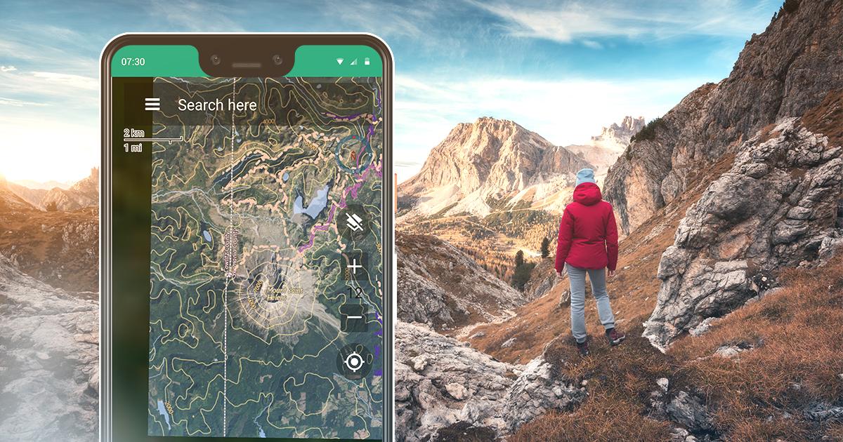 اسکرین شات 7 برنامه BackCountry Navigator XE: Topo