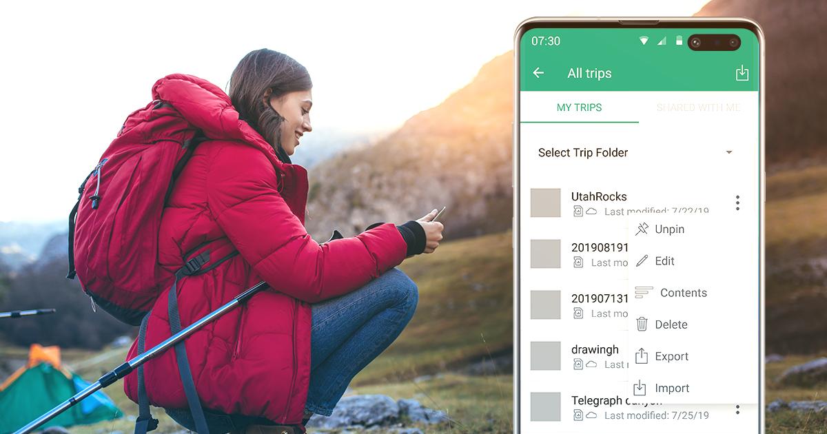 اسکرین شات 3 برنامه BackCountry Navigator XE: Topo