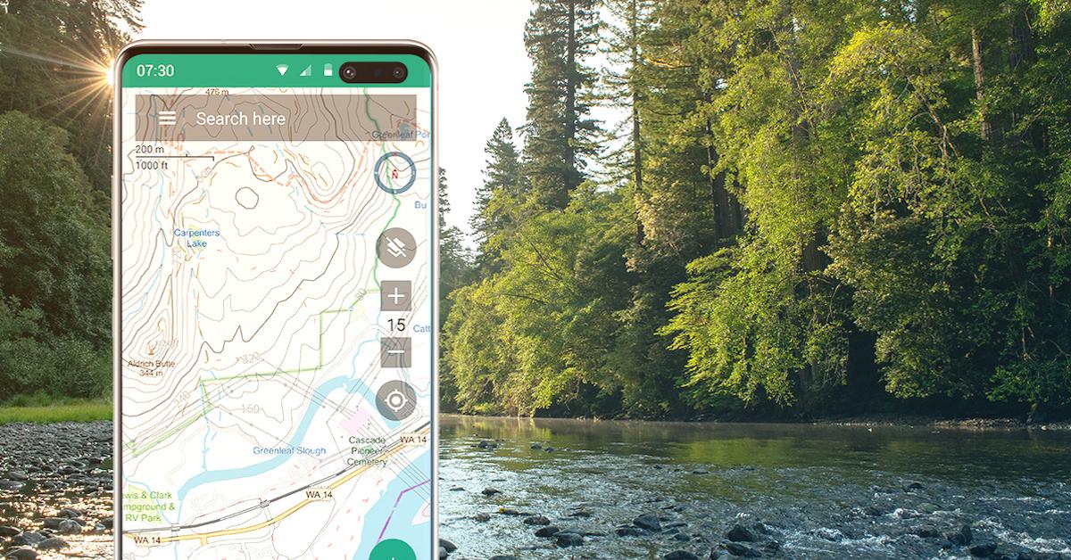 اسکرین شات 2 برنامه BackCountry Navigator XE: Topo