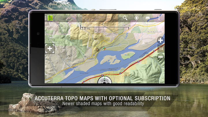 اسکرین شات 3 برنامه BackCountry Nav Topo Maps GPS - DEMO