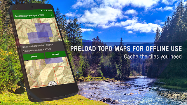اسکرین شات 2 برنامه BackCountry Nav Topo Maps GPS - DEMO