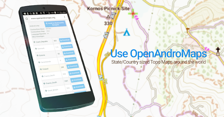 اسکرین شات 5 برنامه BackCountry Nav Topo Maps GPS - DEMO