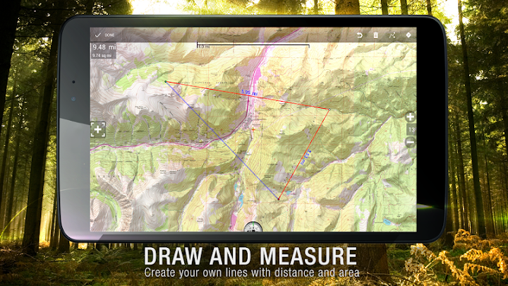 اسکرین شات 6 برنامه BackCountry Nav Topo Maps GPS - DEMO