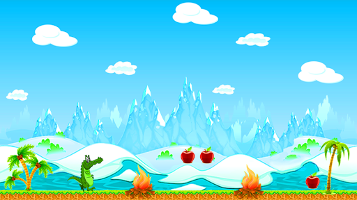 اسکرین شات 1 بازی Crocodile Run
