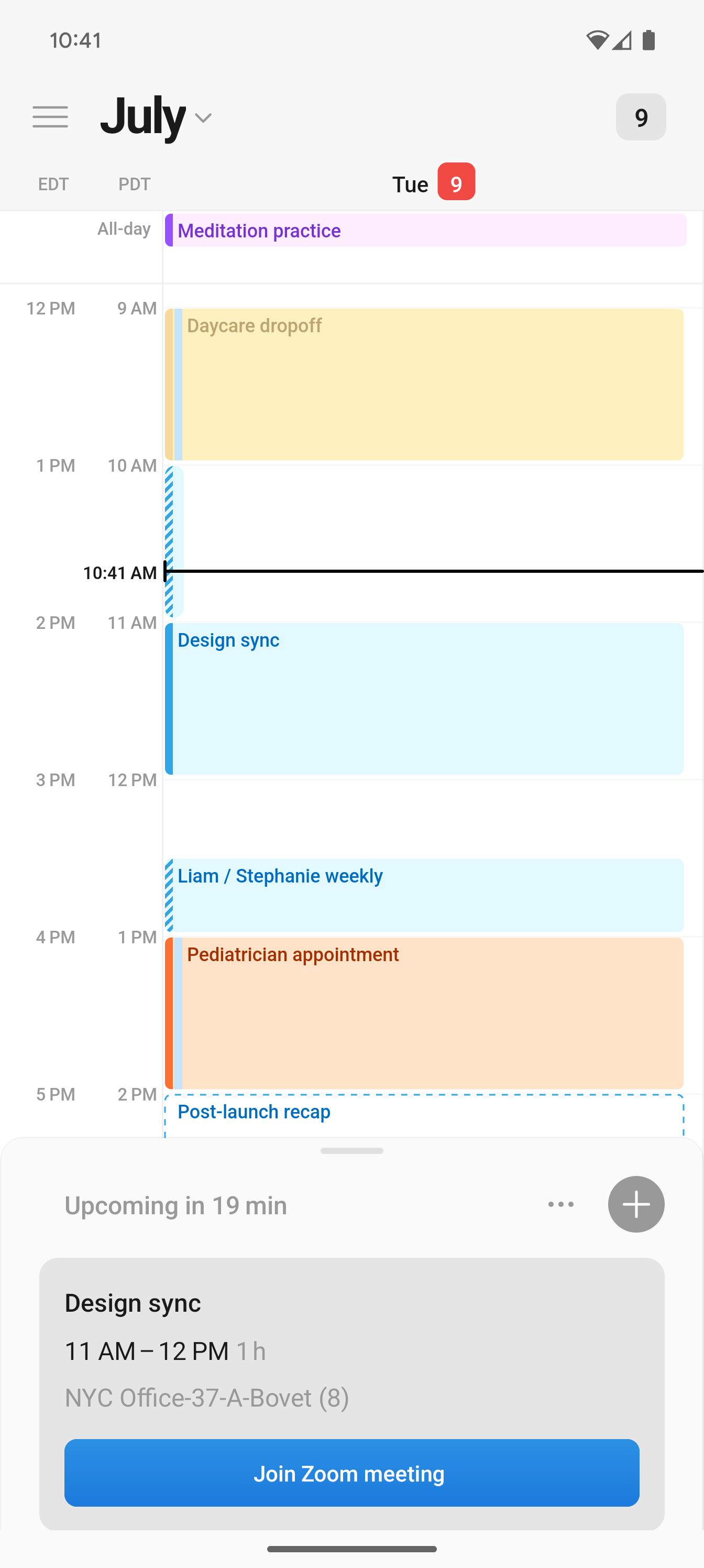 اسکرین شات 1 برنامه Notion Calendar