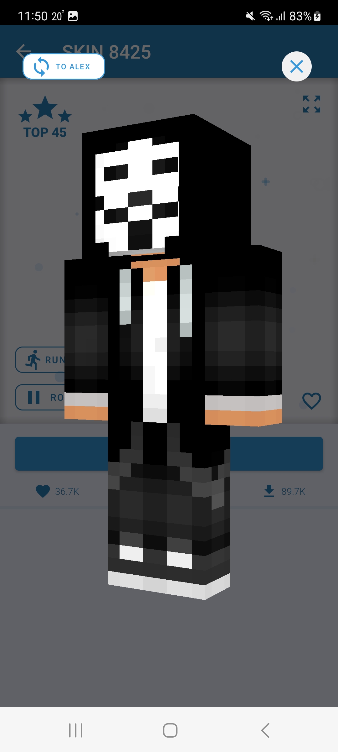 اسکرین شات 2 برنامه Boys Skins for Minecraft