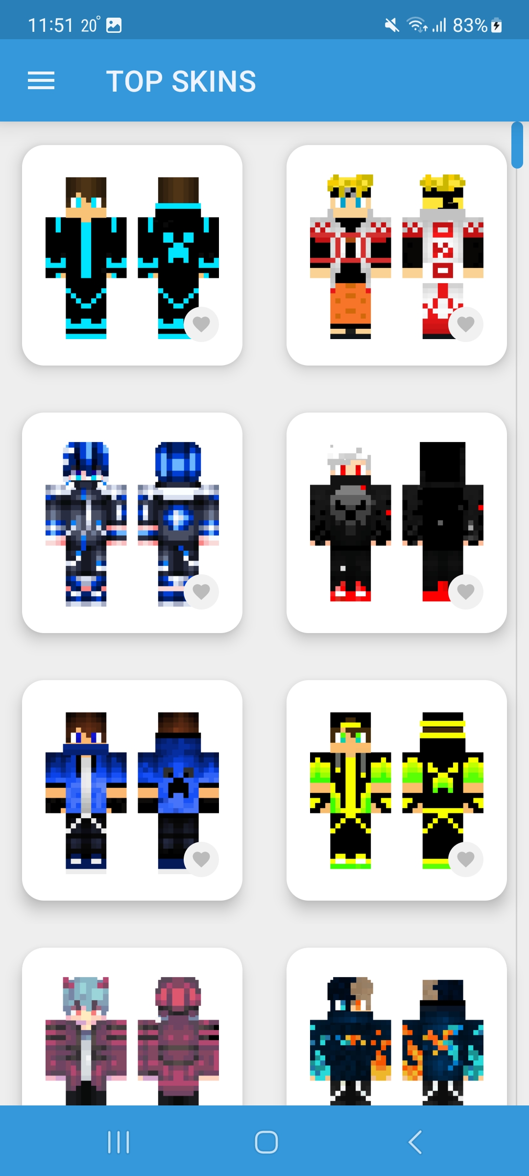 اسکرین شات 6 برنامه Boys Skins for Minecraft