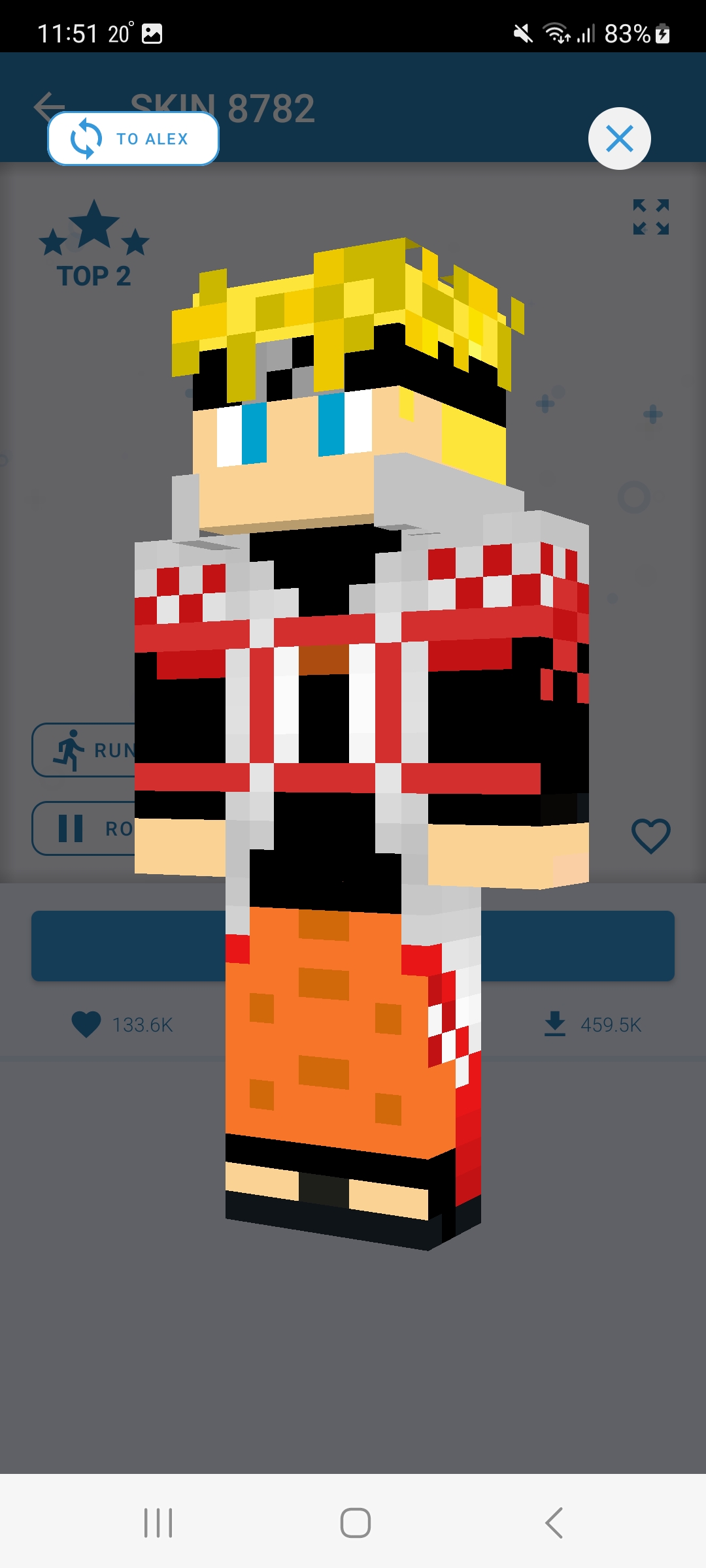 اسکرین شات 4 برنامه Boys Skins for Minecraft