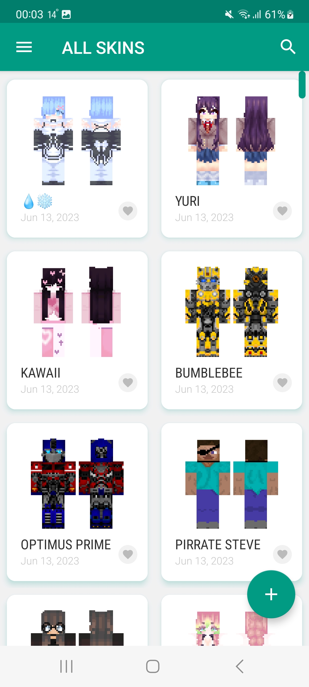 اسکرین شات 8 برنامه HD Skins for Minecraft 128x128