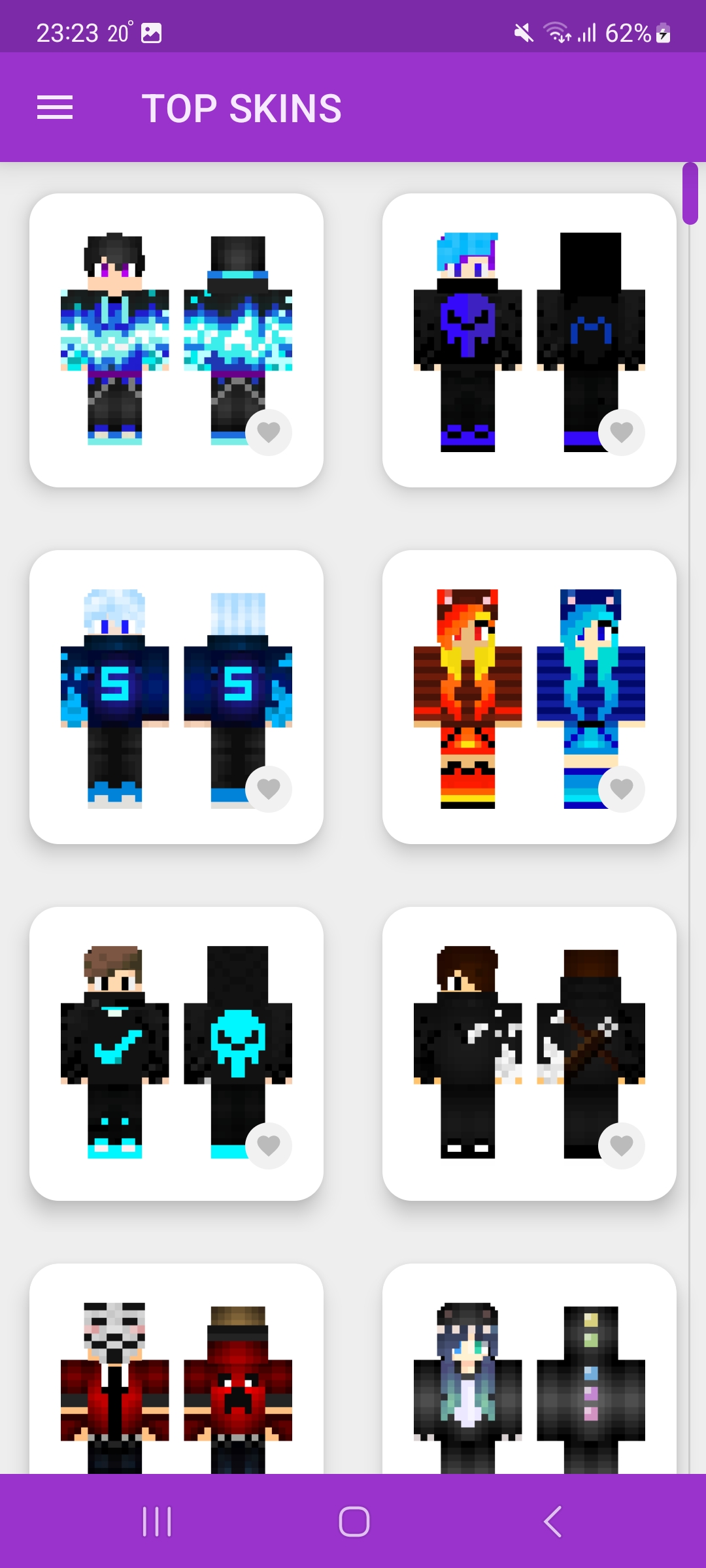 اسکرین شات 7 برنامه PvP Skins for Minecraft