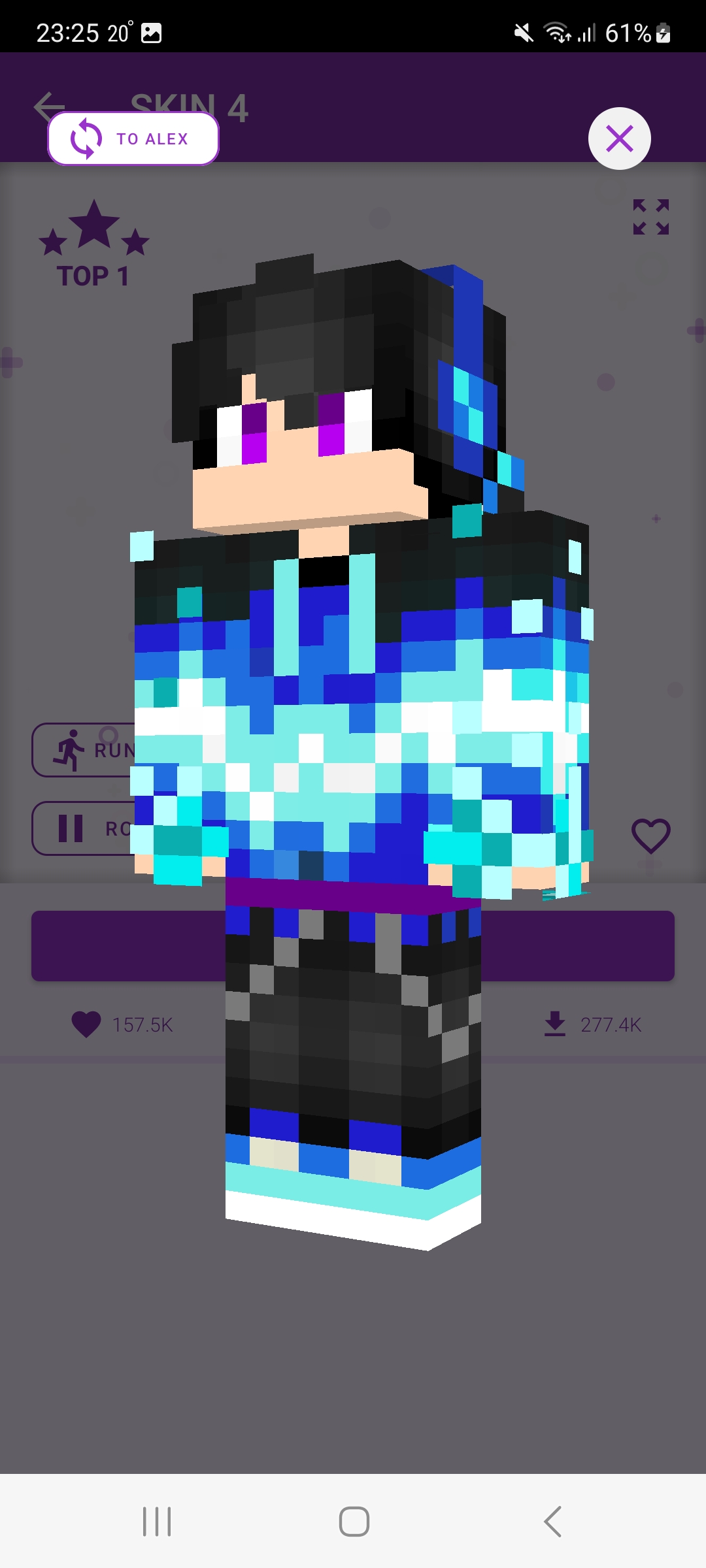 اسکرین شات 3 برنامه PvP Skins for Minecraft