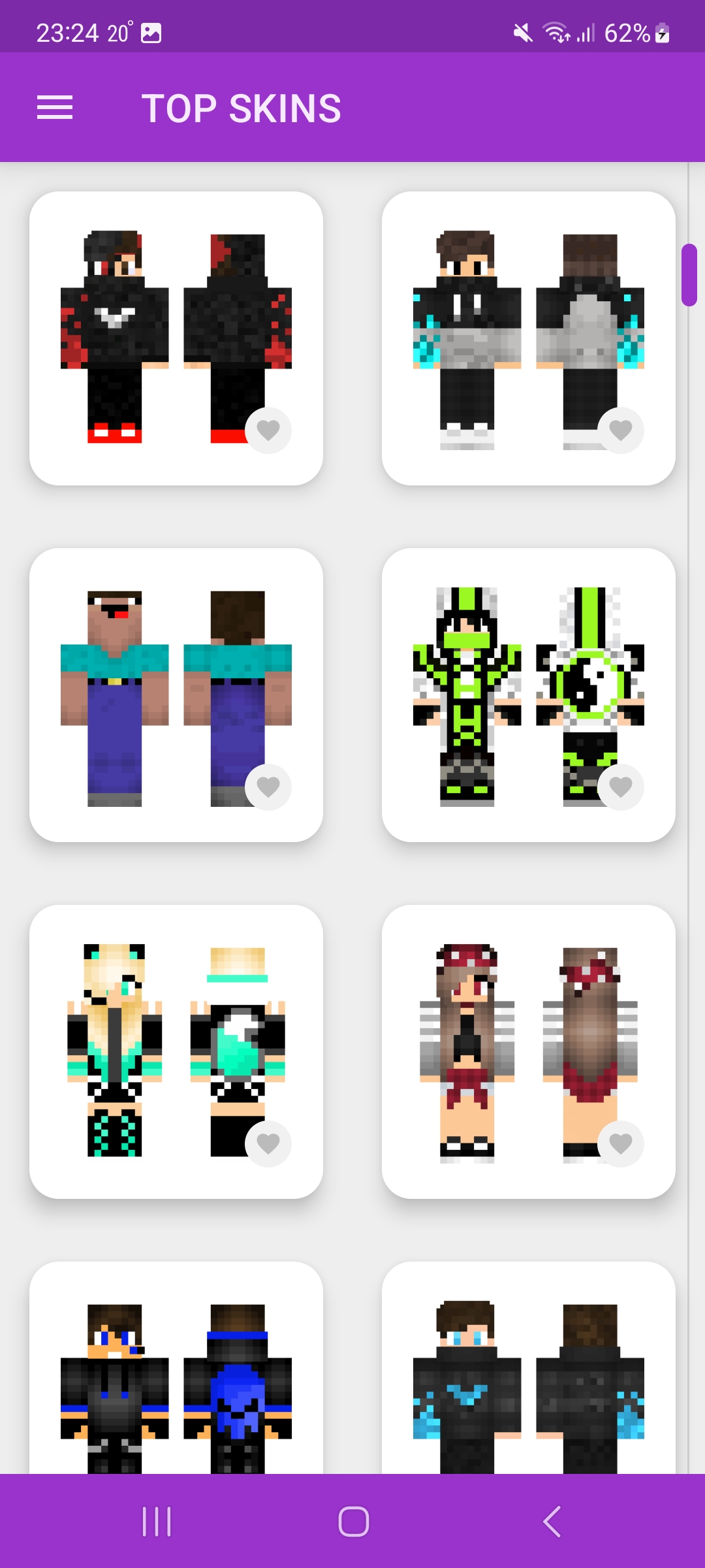 اسکرین شات 6 برنامه PvP Skins for Minecraft