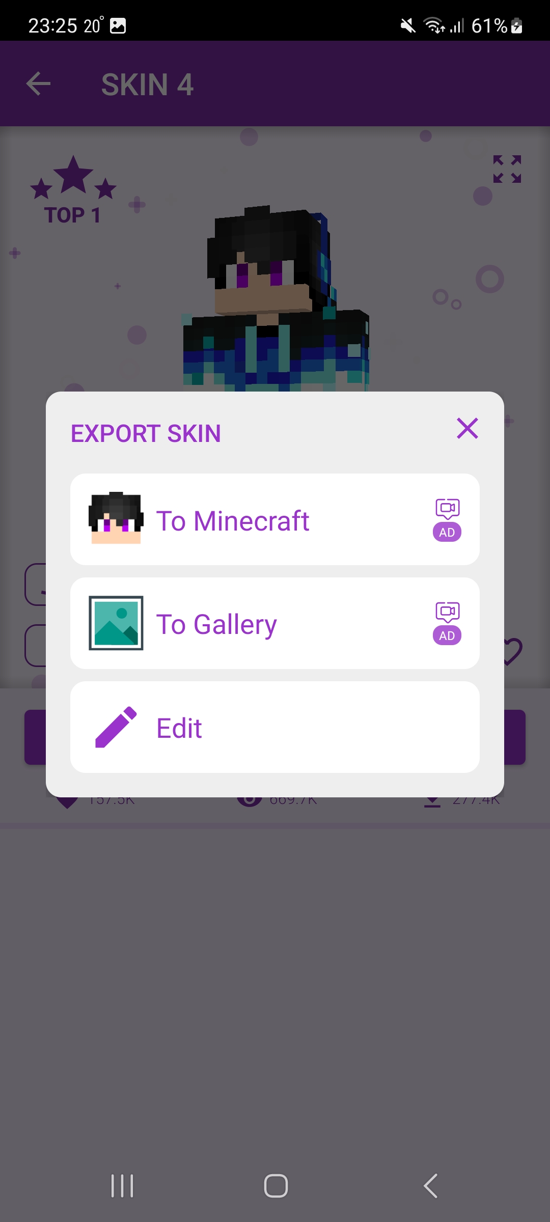 اسکرین شات 8 برنامه PvP Skins for Minecraft