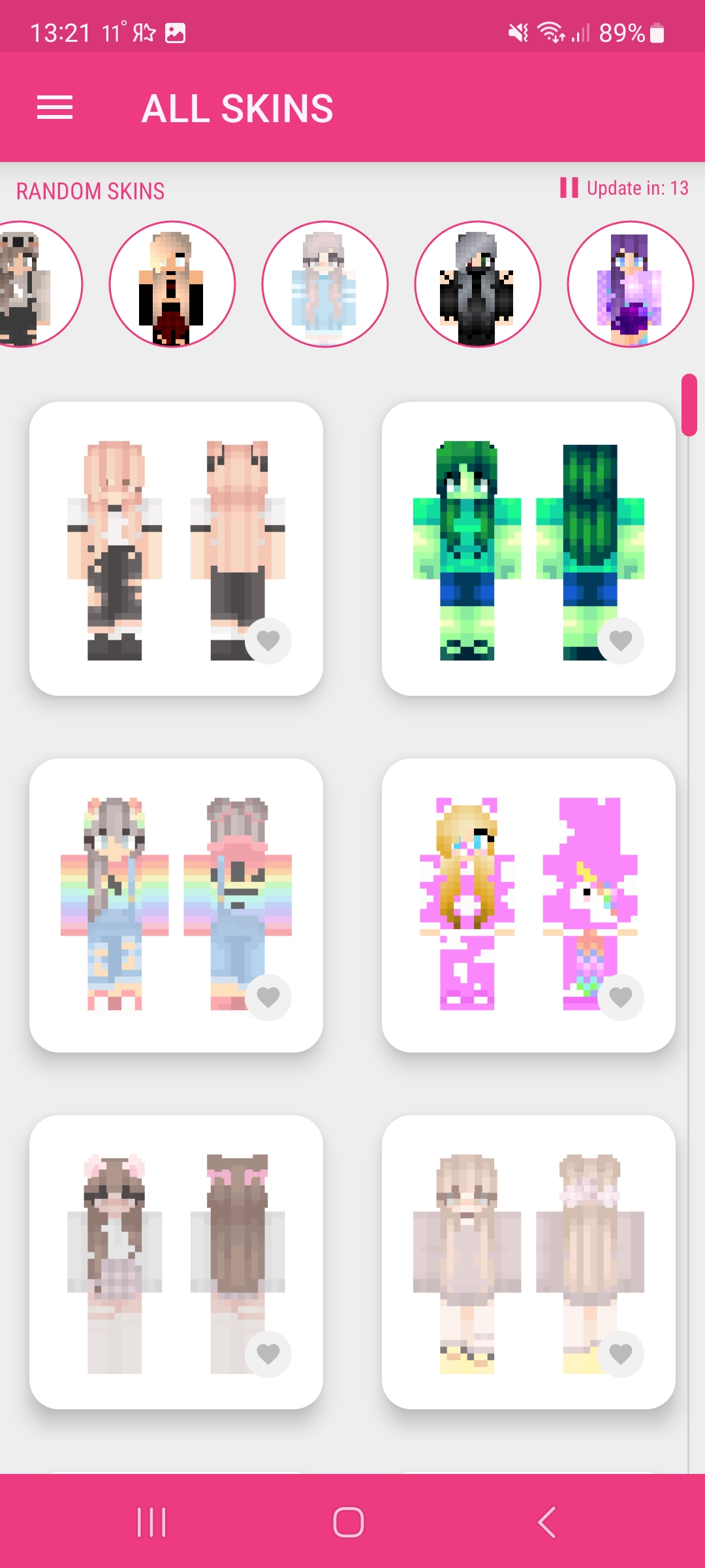 اسکرین شات 8 برنامه Girls Skins for Minecraft PE