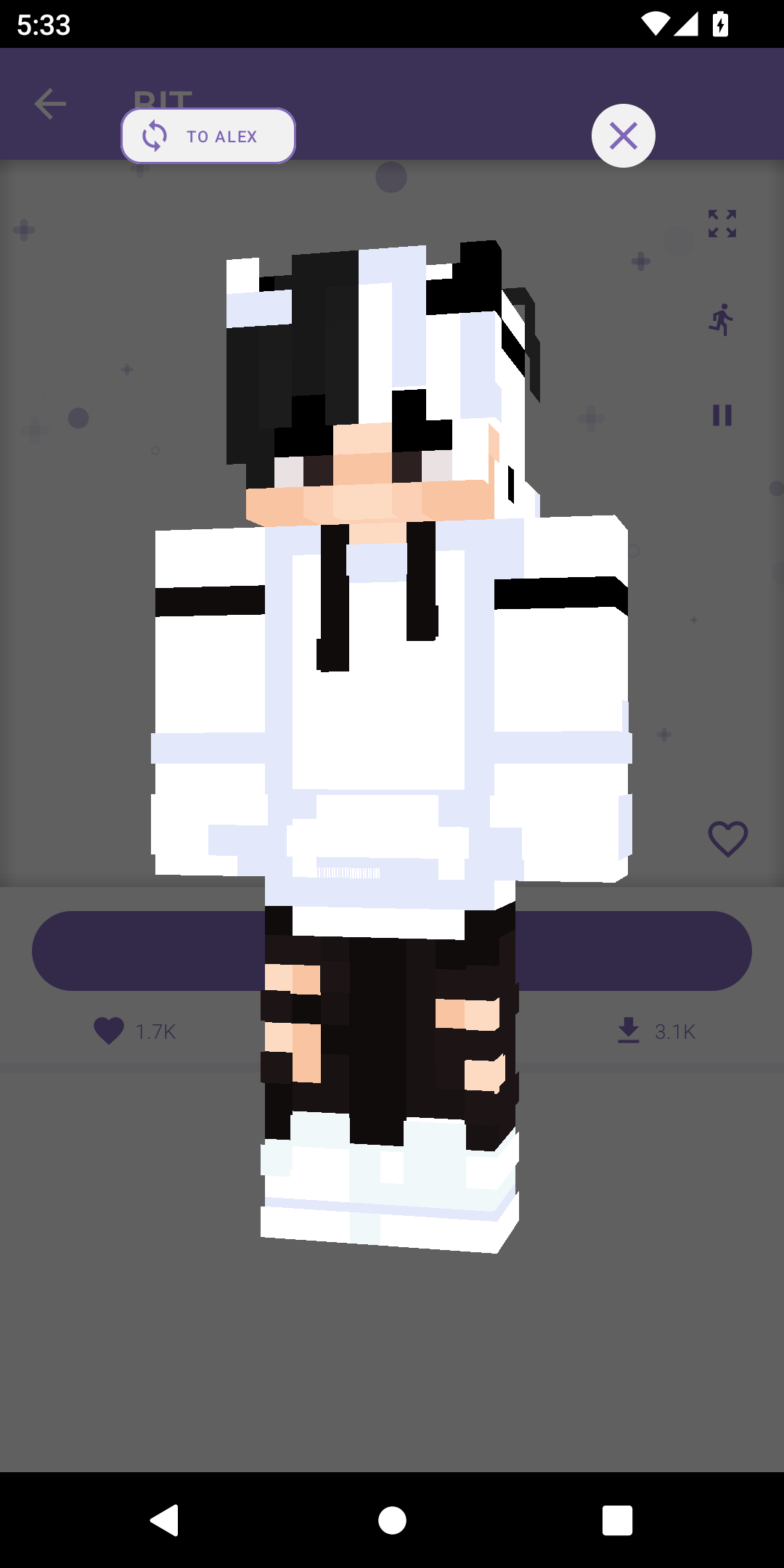 اسکرین شات 2 برنامه Skins for Minecraft 2
