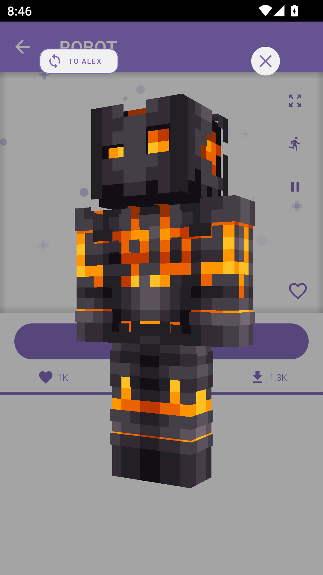 اسکرین شات 4 برنامه Skins for Minecraft 2