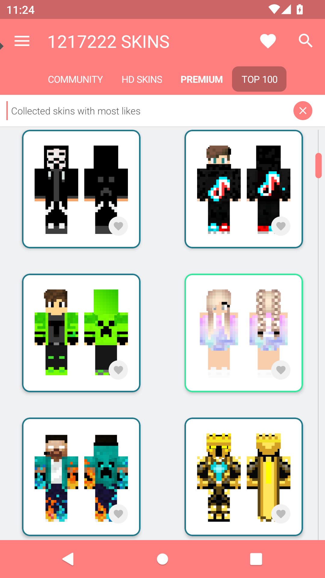 اسکرین شات 8 برنامه Skins-MASTER for Minecraft