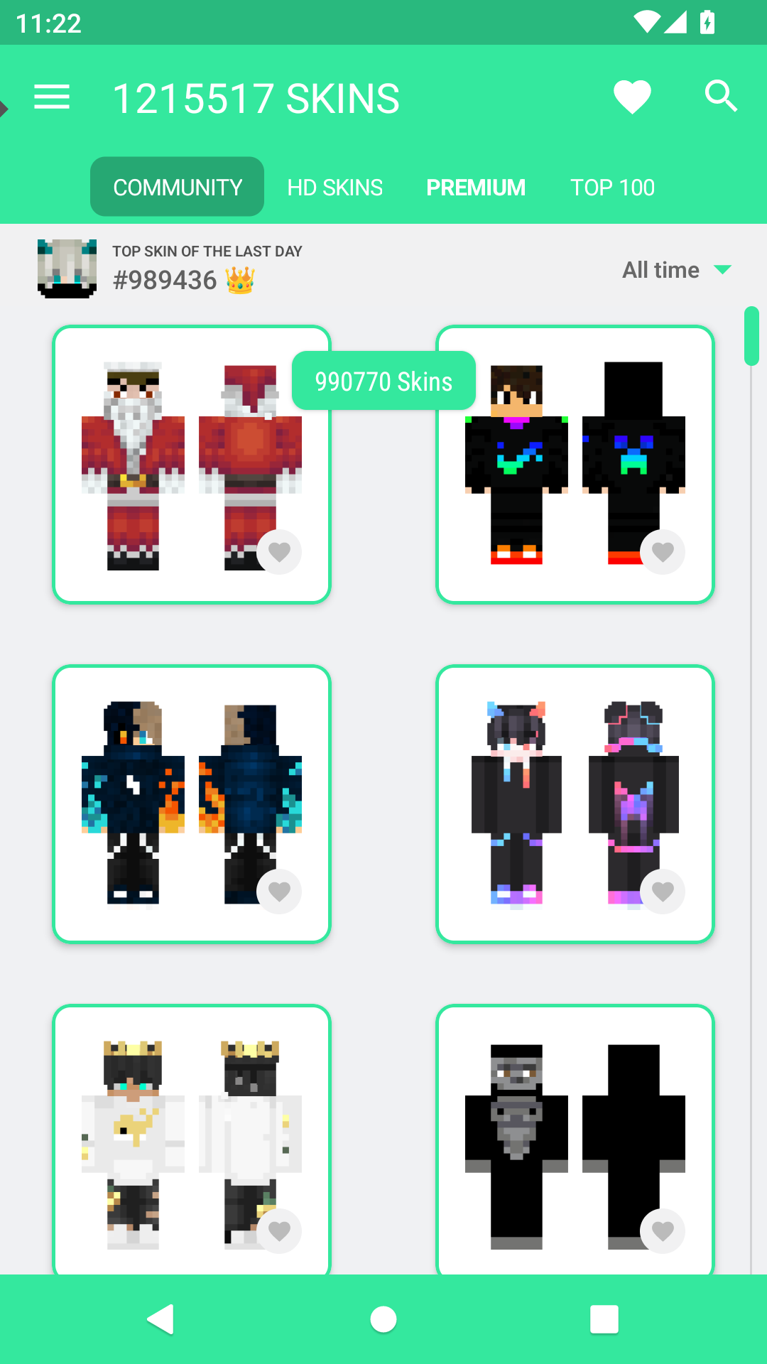 اسکرین شات 5 برنامه Skins-MASTER for Minecraft