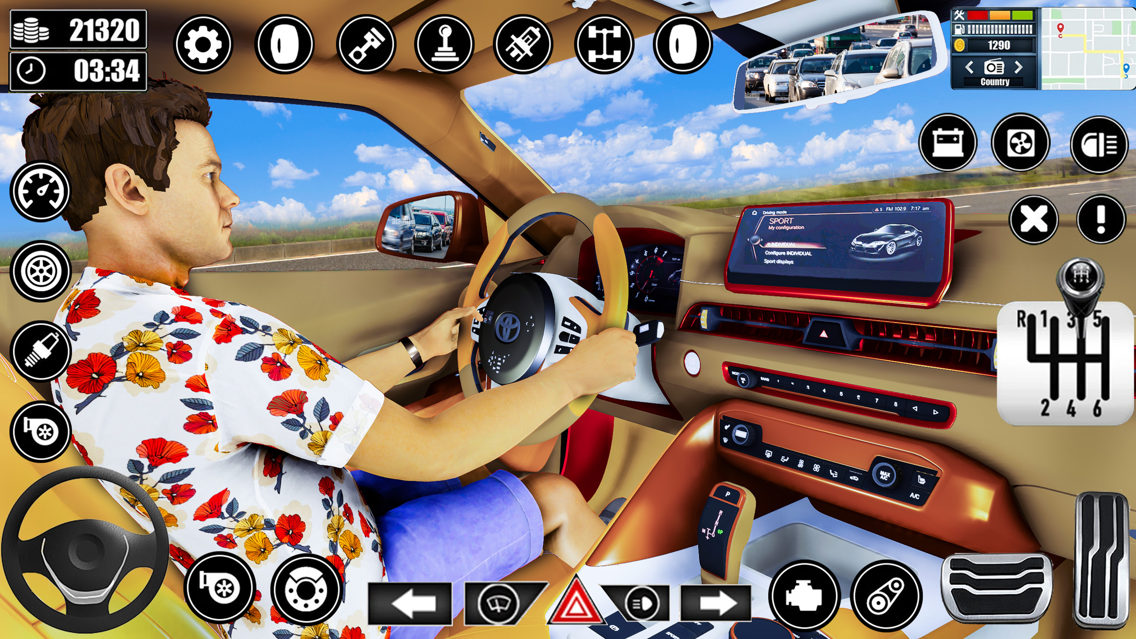 اسکرین شات 3 بازی Real Car Driving School 2023