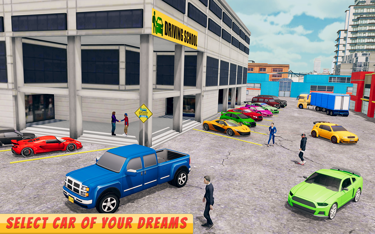 اسکرین شات 3 بازی Real Car Driving School 2023